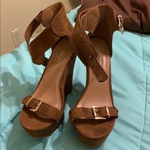 Wedges.. WORN ONCE!